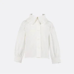 camicia con collo ampio