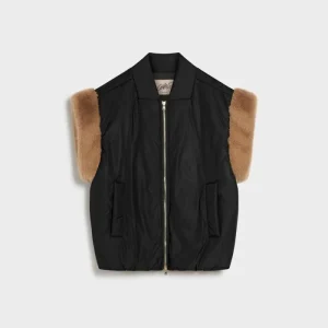 bomber smanicato in ecovisone