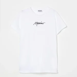 t-shirt con logo scritto