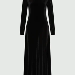 abito lungo in velluto