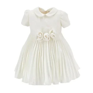 abito velluto con rose