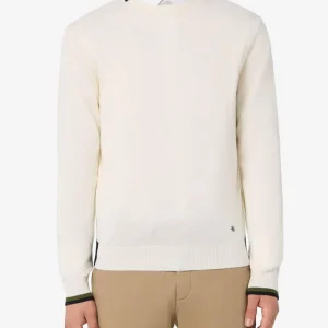 maglia con contrasto al collo