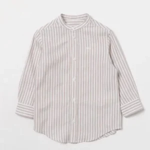 camicia in lino a righe