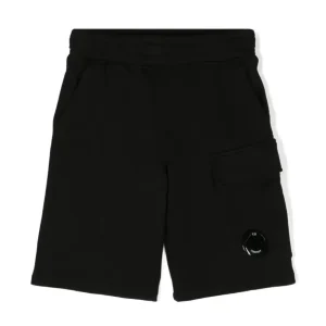 shorts con tasconi e logo