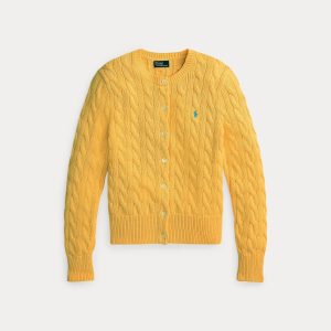 cardigan lavorato a trecce