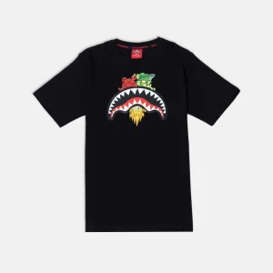 t-shirt shark in paris characters