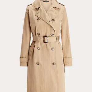 Trench doppiopetto con cinta