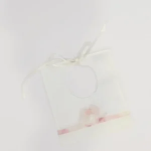 bavetta in cotone con fiocco