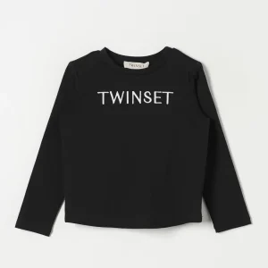 t-shirt cropped con logo