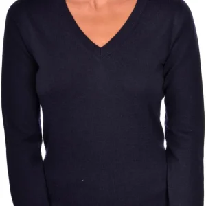 maglia in lana scollo a V