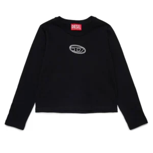 t-shirt maniche lunghe con logo