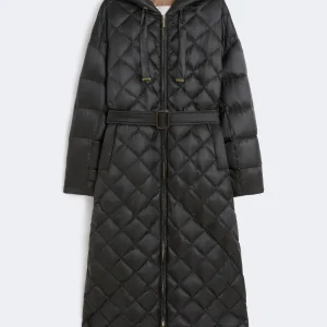 Piumino lungo trapuntato