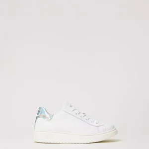 sneakers con dettaglio iridescente