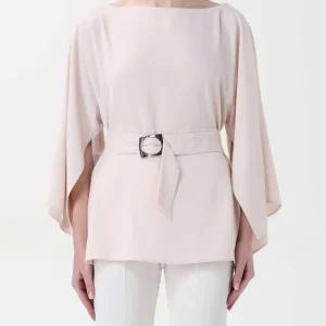 blusa con scollo a barca