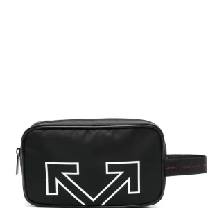 OFF WHITE - HERITAGE TOILETRY POUCH