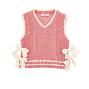 gilet con fiocchi