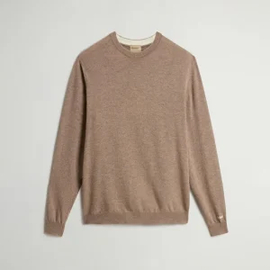 maglione girocollo in pura lana