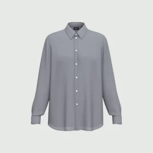 camicia in misto seta