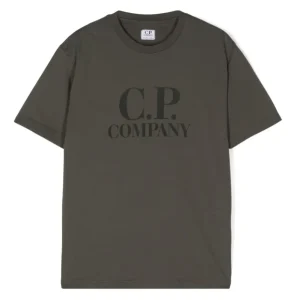 t-shirt con logo posteriore