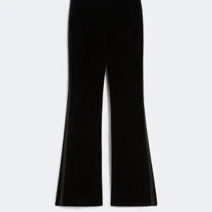 pantalone smoking in velluto