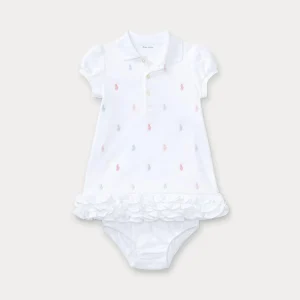 abito polo con volant e bloomer