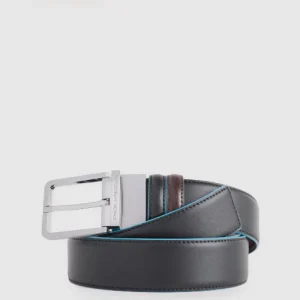 cintura reversibile in pelle