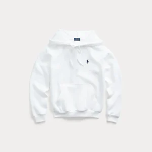 felpa con cappuccio e cavallino