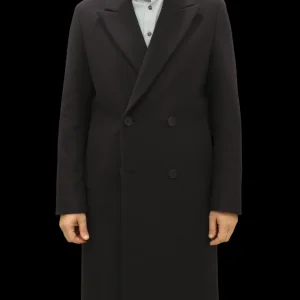 cappotto doppiopetto in lana