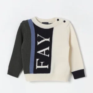 Maglia neonato in lana e cashmere