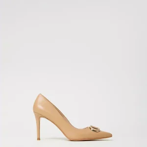 dècollette con logo oval