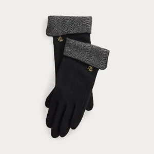 guanti in misto lana