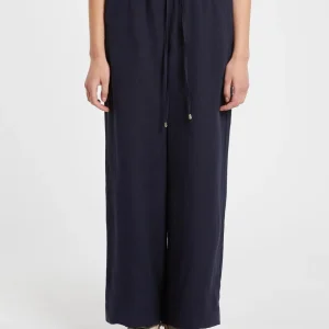 pantalone ampio in lino