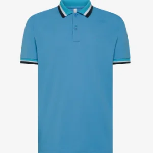 polo con colletto in contrasto