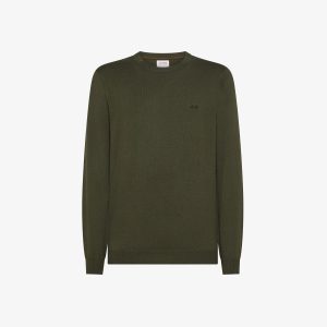 maglione girocollo misto lana