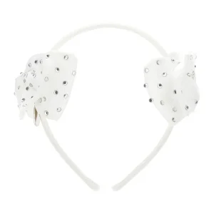 cerchietto con doppio fiocco