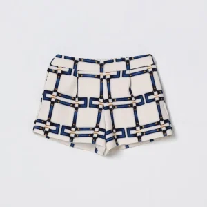 shorts in crepe stampato multicolor