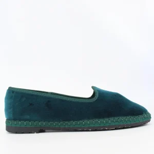 sandalo basso in velluto