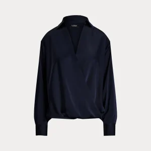 blusa charmeuse di raso