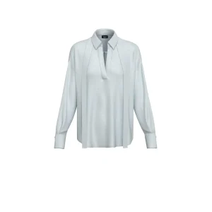 blusa in raso martellato