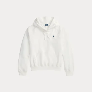 felpa con cappuccio e pony