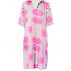 abito chemisier a pois