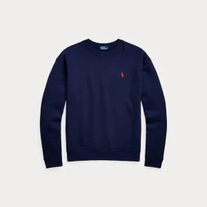 Felpa girocollo con pony