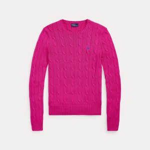 maglioncino a trecce con cavallino