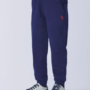 Pantalone felpato con logo