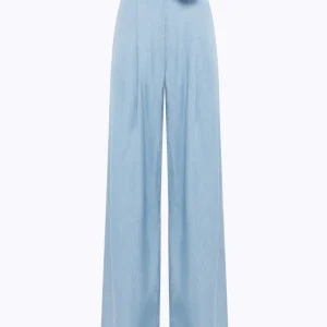 jeans wide leg in denim