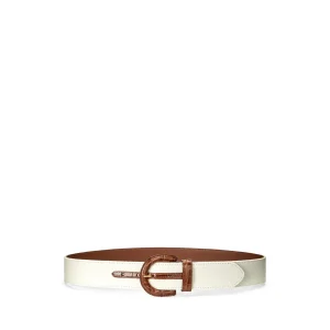 CINTURA IN TELA E PELLE