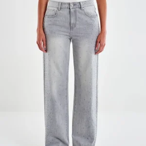 jeans aurora con strass