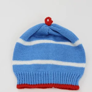 Cappellino a righe in cotone