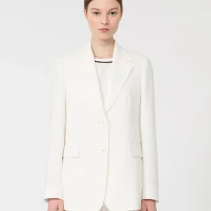 blazer monopetto in cady