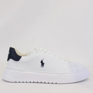 Sneakers in pelle con logo